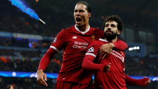 Virgil Van Dijk and Mo Salah